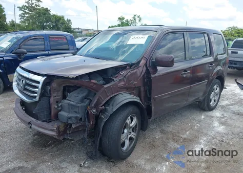 2014 Honda Pilot Ex-L from USA, damaged, VIN 5FNYF3H51EB008989